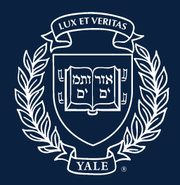 Yale Seal, White on PMS 289 variant