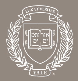 Yale Seal, White on PMS Warm Gray 7 variant