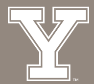 Yale Athletic Y, White on PMS Warm Gray 7 variant