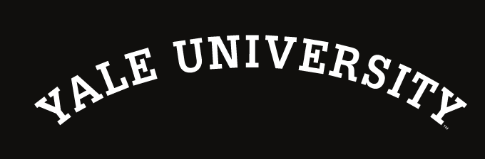 Yale University Arc, White on black variant