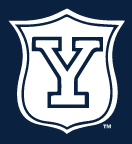 Yale Vintage Shield, White on PMS 289 variant