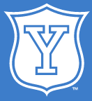 Yale Vintage Shield, White on PMS 660 variant