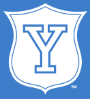 Yale Vintage Shield, White on PMS 660 variant