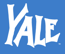 Yale Flag Logo, White on PMS 660 variant