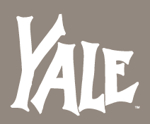 Yale Flag Logo, White on PMS Warm Gray 7 variant