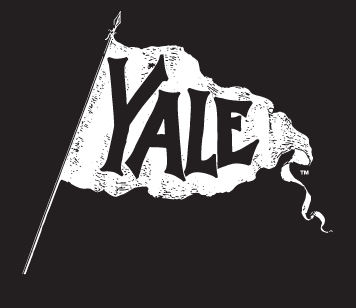 Yale Flag Logo, White on black variant
