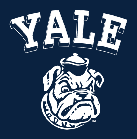 Yale Vintage Sailor & Bulldog, White on PMS 289 variant