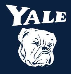 Yale Vintage Sailor & Bulldog, White on PMS 289 variant