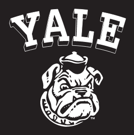 Yale Vintage Sailor & Bulldog, White on black variant