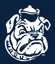 Yale Vintage Sailor Bulldog, White on PMS 289 variant