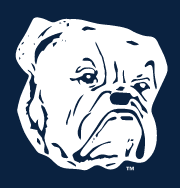 Yale Vintage Bulldog, White on PMS 289 variant
