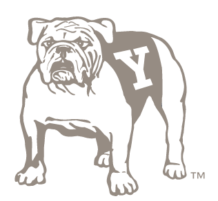 Yale Bulldog No Club, PMS Warm Gray 7 variant