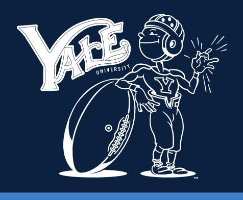 Vintage Football Athlete, White on PMS 289 variant