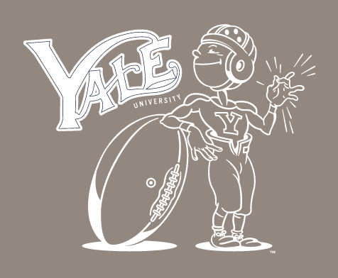Vintage Football Athlete, White on PMS Warm Gray 7 variant