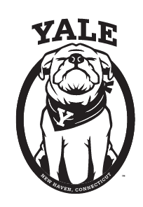 Yale Bulldog Closed Eyes Pendant, Black variant