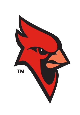 cardinal head mascot, full color variant, cell 1
